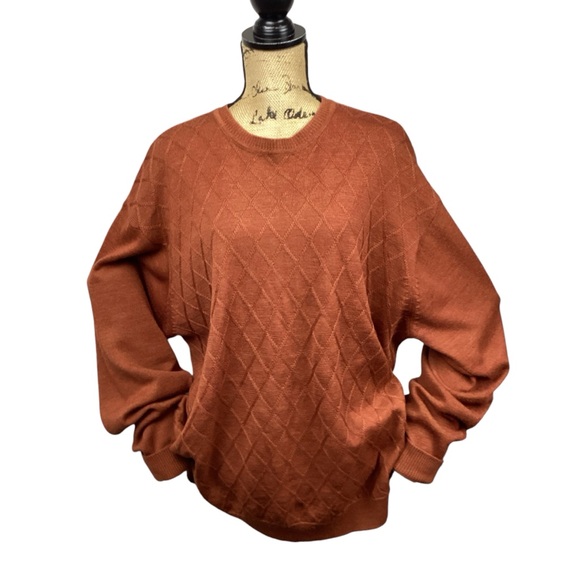 Oliver Harris Sweater Pullover Merino Wool Blend Vintage Grandpa - Picture 2 of 8